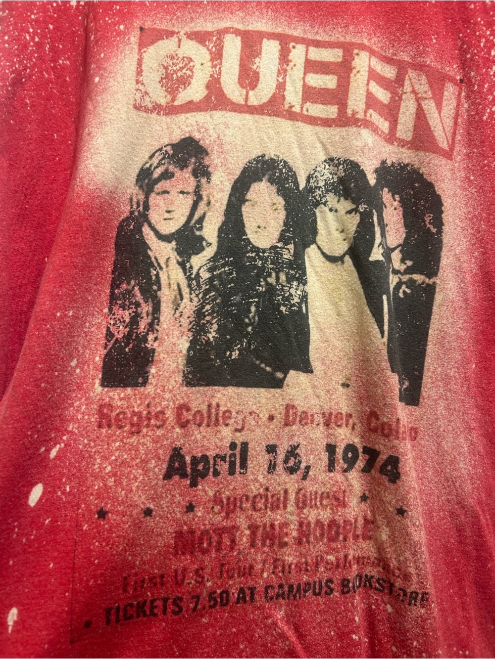 “Vintage” Style Queen Concert TShirt